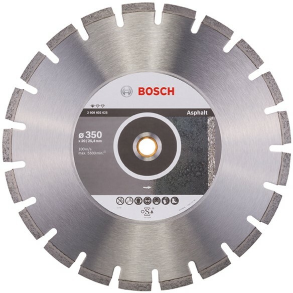 

Алмазный диск Bosch Standart for Asphalt 350-20/25,4 мм (2608602625)