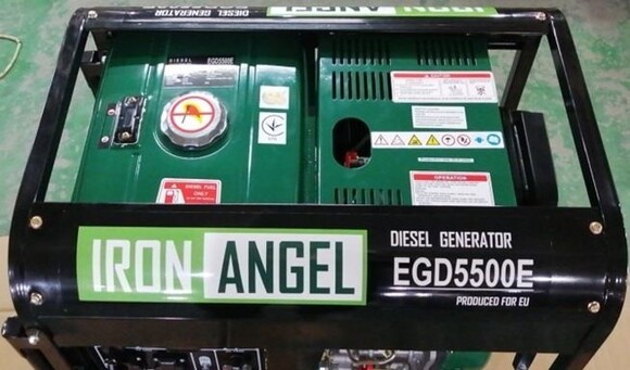 Дизельний генератор Iron Angel EGD 5500 E (21255) фото 4