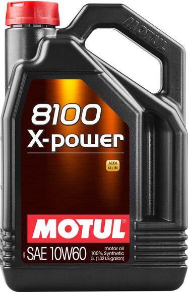 Моторное масло MOTUL 8100 X-power, 10W60 5 л (106144)