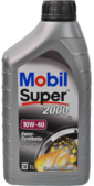 Моторное масло MOBIL Super 2000 X1 10W-40, 1 л (MOBIL4144)