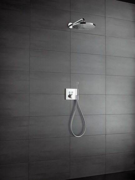 Термостат для ванны Hansgrohe ShowerSelect 15765000 для 2-х потребителей, скрытый монтаж изображение 2