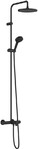 Душевая система HANSGROHE Vernis Blend Showerpipe 240 1jet, с термостатом, черная матовая (26899670)