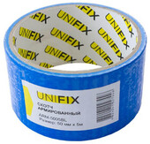 Лента клейкая армированная UNIFIX 50 мм, 5 м (синяя) (ARM-5005BL)