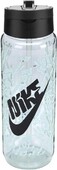Пляшка Nike TR RENEW RECHARGE STRAW BOTTLE 24 OZ 709 мл (чорний/зелений) (N.100.7643.301.24)