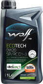 Моторна олива WOLF ECOTECH 0W-20 SP/RC D1-3, 1 л (1049889)