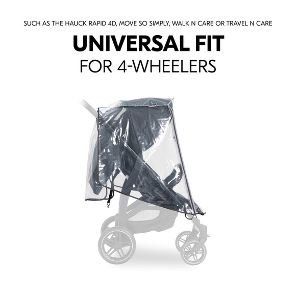 Дощовик Hauck Pushchair Raincover 4W (55077-9) фото 5