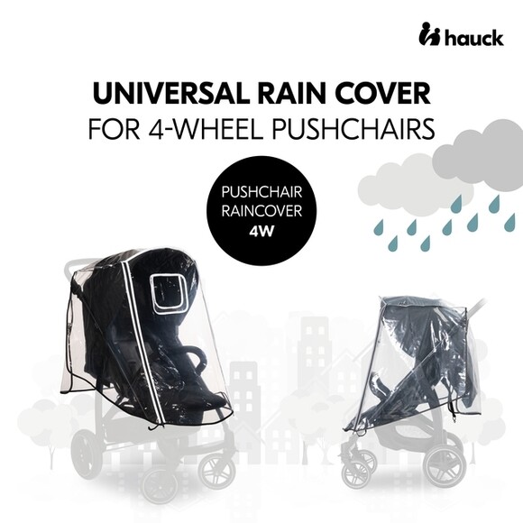 Дощовик Hauck Pushchair Raincover 4W (55077-9) фото 9