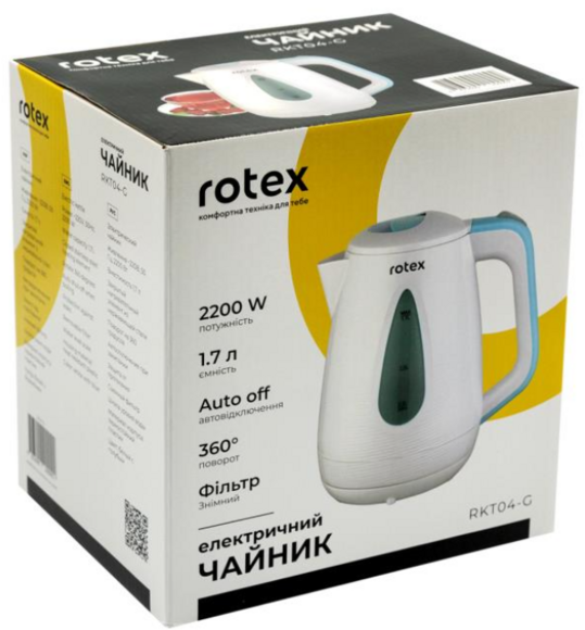 Электрочайник Rotex RKT04-G изображение 3