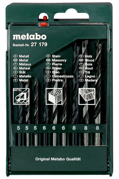 Набор сверл Metabo (627179000)