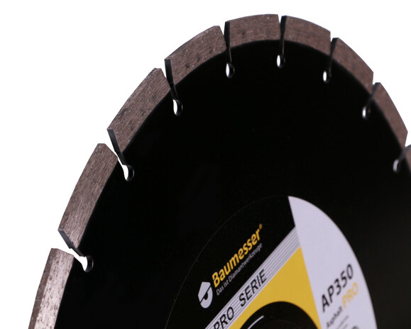 Алмазный диск Baumesser Asphalt Pro 1A1RSS/C3-H 350x3,5/2,5x10x25,4-24 F4 (94320005024) изображение 3
