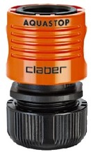 Коннектор Claber 1/2 "аквастоп для поливочного шланга (81847) блистер