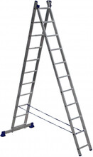 Алюминиевая двухсекционная лестница Техпром 5211 2х11