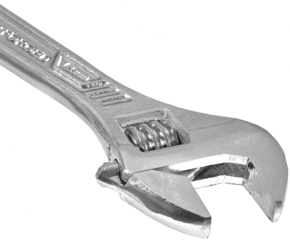 Ключ разводной INGCO 150 мм, 0-19 мм (HADW131062) изображение 4