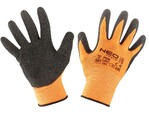 Перчатки Neo Tools рабочие полиэстер с латексным покрытием  р.8 (97-641-8)