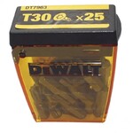 Набор бит DeWALT, Torx T30, L= 25 мм, ToughCase 25 шт. (DT7963)