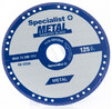 Диск алмазный Specialist+ METAL 125x22 мм (11/2-VD125R)
