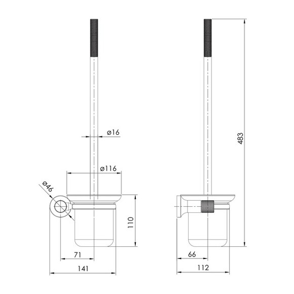 Ершик для унитаза Imprese Brenta (ZMK091908260) изображение 3