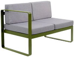 Двухместный диван OXA desire, правый модуль, зеленый оникс (40030004_14_54)