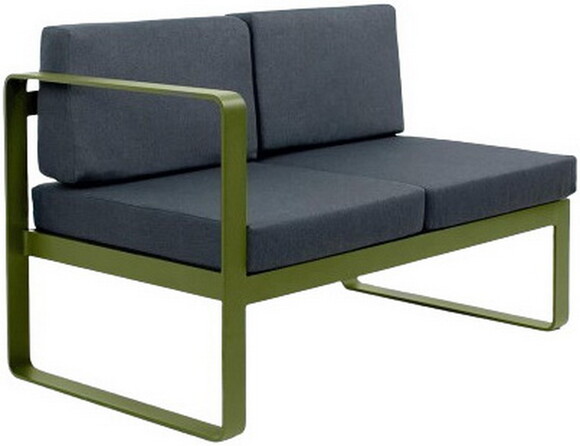 Двухместный диван OXA desire, правый модуль, зеленый оникс (40030004_14_54) изображение 2
