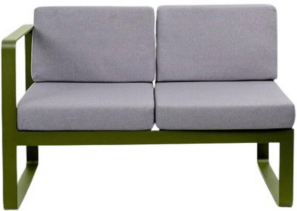 Двухместный диван OXA desire, правый модуль, зеленый оникс (40030004_14_54) изображение 4