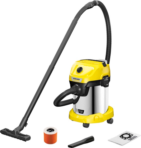 Аккумуляторный хозяйственный пылесос Karcher WD 3-18 S (1.628-575.0)