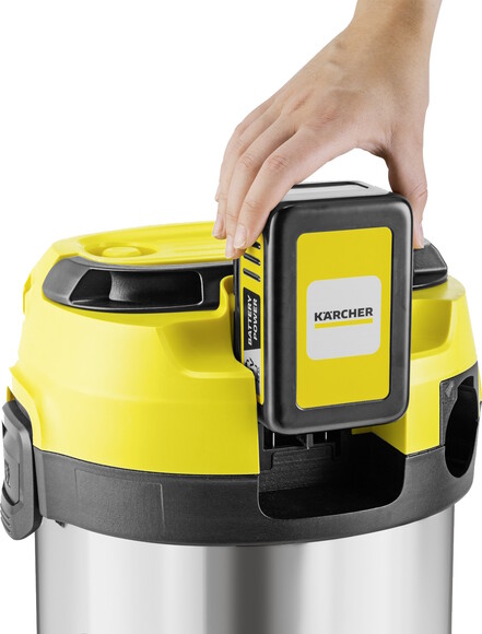 Аккумуляторный хозяйственный пылесос Karcher WD 3-18 S (1.628-575.0) изображение 4