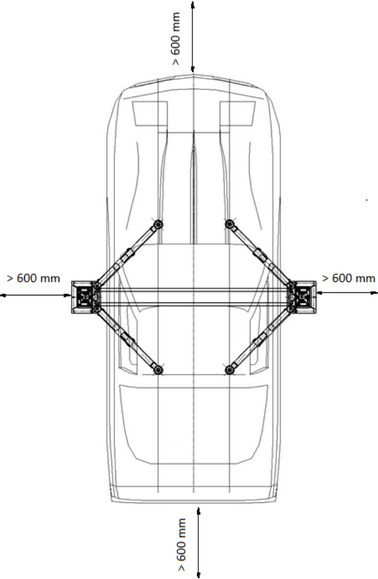 Підйомник двостійковий MAGNETI MARELLI Superlift 6000UC, 380V, з верхньою синхронізацією (без монтажу) (007935013685) фото 3