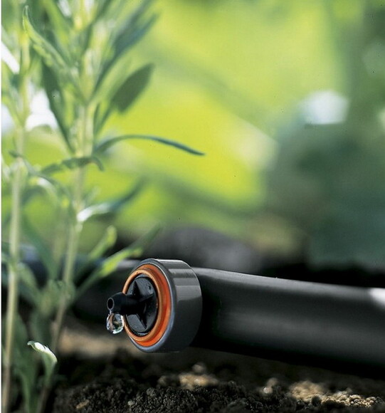 Крапельниця Gardena Micro-Drip-System кінцева вирівнююча тиск, 10 шт (08310-29.000.00-UA) фото 2