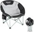 Розкладне крісло KingCamp Moon Leisure Chair with Cooler Black/Grey (KC3989)