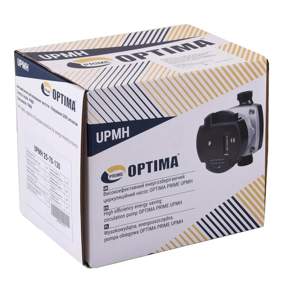 Циркуляційний насос Optima PRIME UPMH 25-70AUTO (27871) фото 5