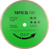 Диск алмазный YATO сплошной 350х10,0x25,4 мм для керамики (YT-5975)