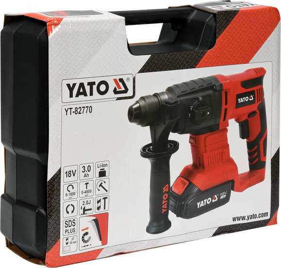 Перфоратор аккумуляторный Yato YT-82770 изображение 4