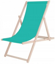 Шезлонг (кресло-лежак) деревянный для пляжа, террасы и сада Springos (DC0001 TR)