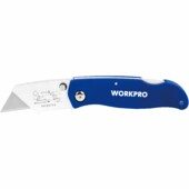 Нож строительный Workpro складной с трапециевидным лезвием (W011001)