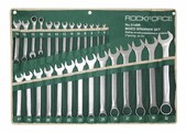 Набор комбинированных ключей Rock FORCE 27 предметов на полотне RF-5149R