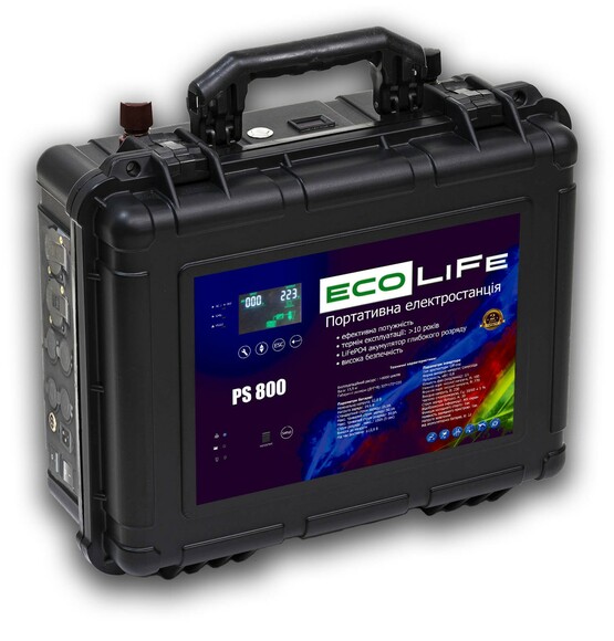 Зарядна станція EcoLiFe PS800 (768 Вт·год / 700 Вт)