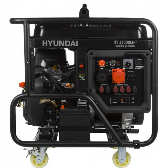 Бензиновий генератор Hyundai HY 23000LE-T фото 2