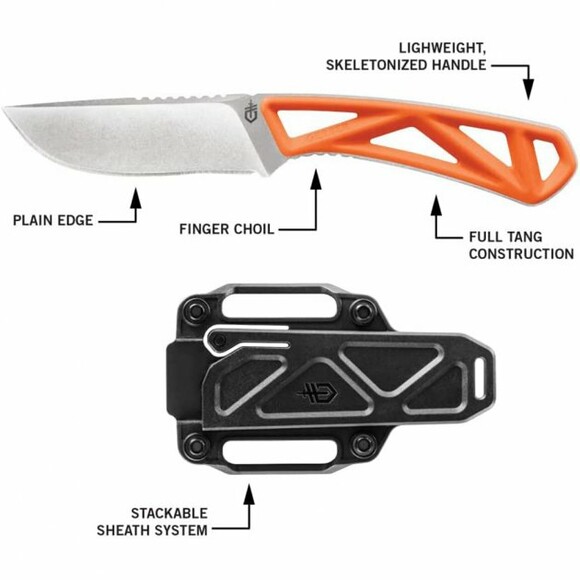 Нож Gerber Exo-Mod Fixed DP FE Orange (1055360) изображение 4