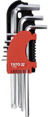 Набор шестигранников 2-10 мм, 9 шт. Yato (YT-0502)