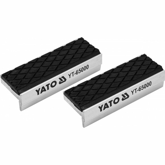 Губки сменные Yato к тискам мягкие 75х30х10 мм (YT-65000) изображение 2
