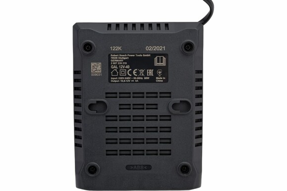 Зарядное устройство Bosch GAL 12V-40 (2607226220) изображение 4