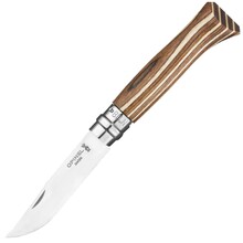 Нож Opinel №8 VRI Laminated, коричневый (204.66.57)