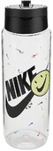 Пляшка Nike TR RENEW RECHARGE STRAW BOTTLE 24 OZ 709 мл (прозорий/чорний) (N.100.7643.968.24)