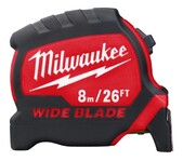 Рулетка метрическая MILWAUKEE WIDE BLADE, 8 м/26 (футовая) (4932471818)