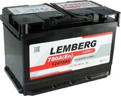 Автомобильный аккумулятор LEMBERG battery 12В, 78 Ач (LB78-0)