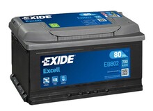 Аккумулятор EXIDE EB802 Excell, 80Ah/700A