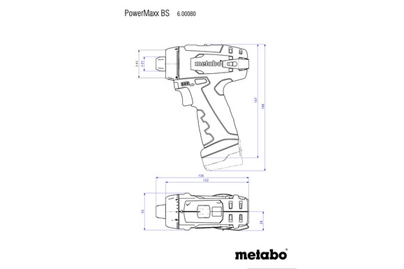 Набор Metabo PowerMaxx BS Basic Mobile Workshop изображение 2