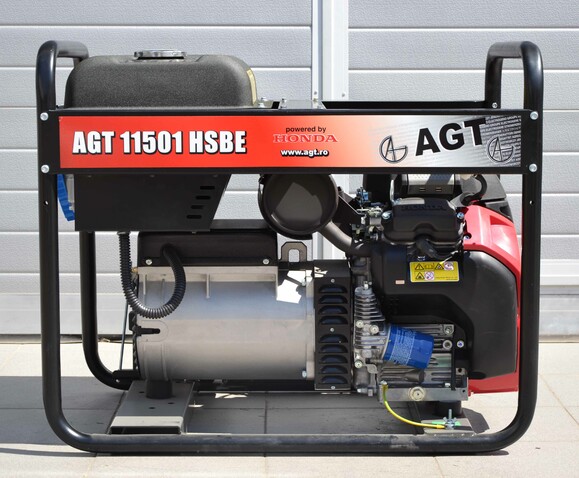 Бензиновий генератор AGT 11501 HSBE R16 AVR фото 3