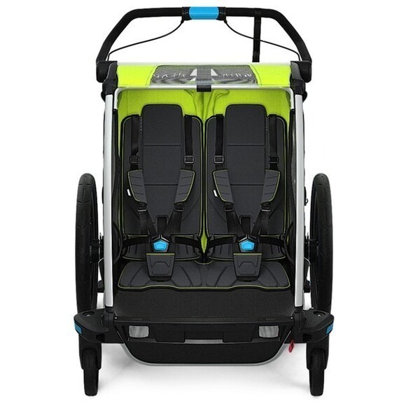 Дитячий візок Thule Chariot Sport Double Chartreuse-Mykonos (TH 10201004) фото 6