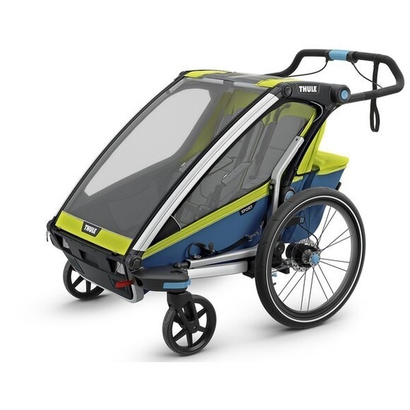 Дитячий візок Thule Chariot Sport Double Chartreuse-Mykonos (TH 10201004) фото 7